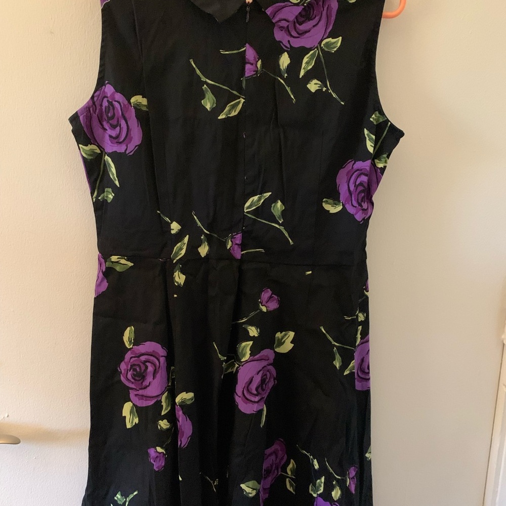 Women’s Oxiuli Black and Purple dress size xxl new with tags - Picture 5 of 15
